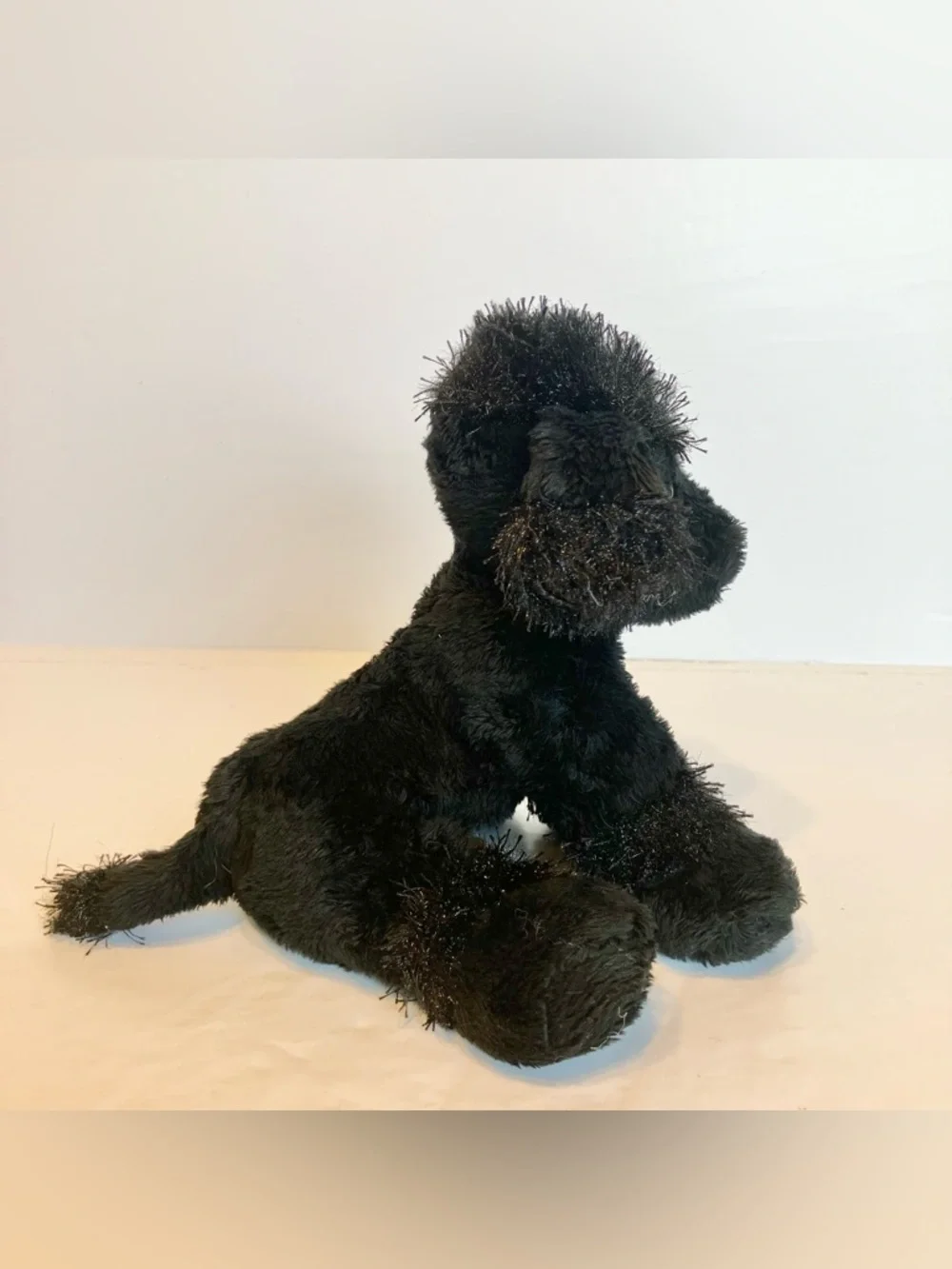 Ganz Webkinz Black Poodle & Lil‎ Kinz Black Poodle HM191 + HS191 Plush Set